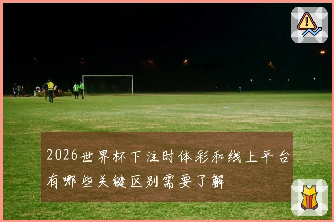 2026世界杯下注时体彩和线上平台有哪些关键区别需要了解