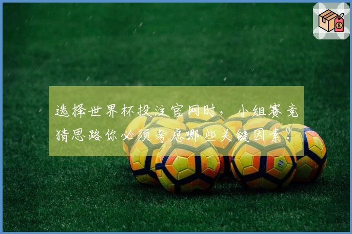 选择世界杯投注官网时，小组赛竞猜思路你必须考虑哪些关键因素？